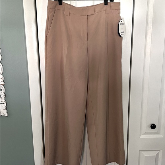 Scoop Women's Crepe Wide Leg Trousers - Picture 3 of 7